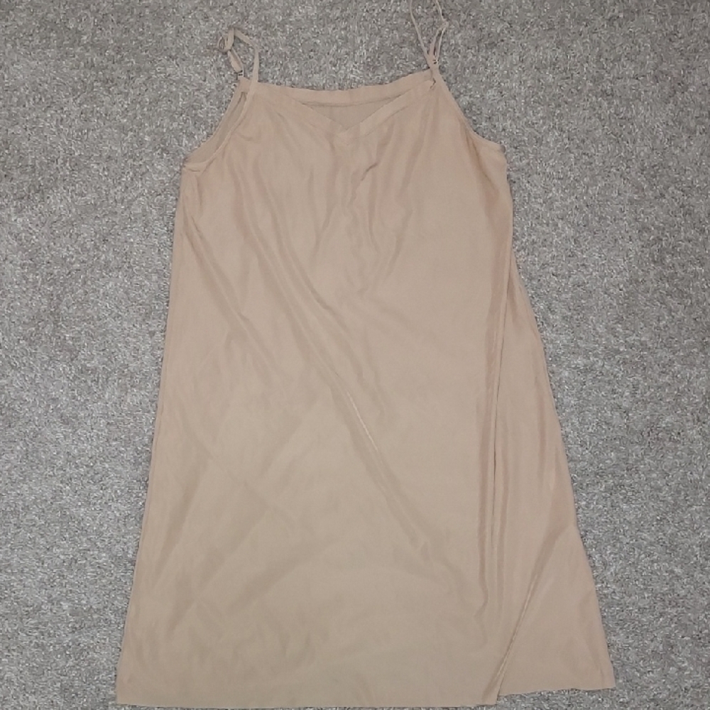 4/$18Smoothing Tan Slip Dress